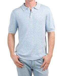 ELIE TAHARI Short Sleeve Sweater Polo